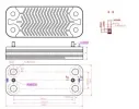 Теплообмінник пластинчастий (18 пластин) для газового котла 17B1901800 1